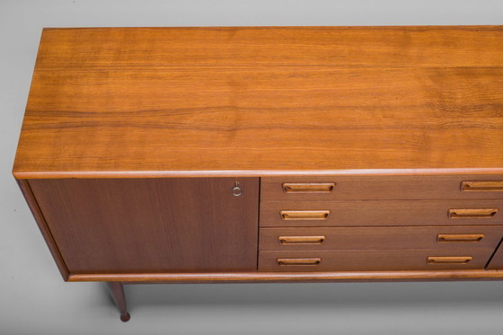 Image 1 of Credenza danese in teak di Gunnar Nielsen per Tibergaard, 1960