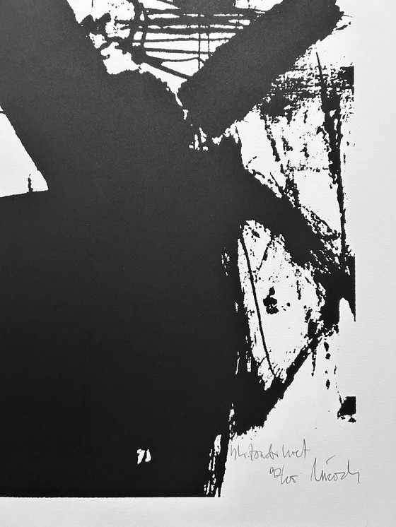 Image 1 of Silkscreen Micosch Holland - Mr. Zonder Hoed