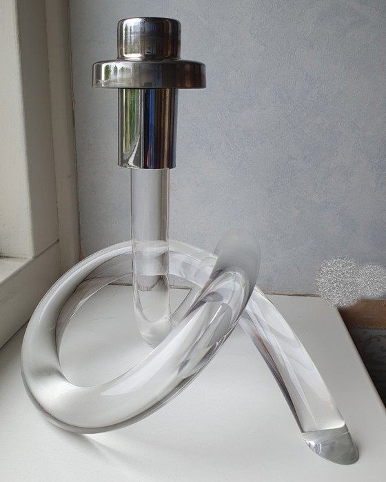Image 1 of Candlestick 'pretzel' by Dorothy C. Thorpe