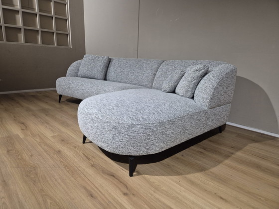 Image 1 of Montel Snake - Corner sofa - Gray - Black - Fabric - New