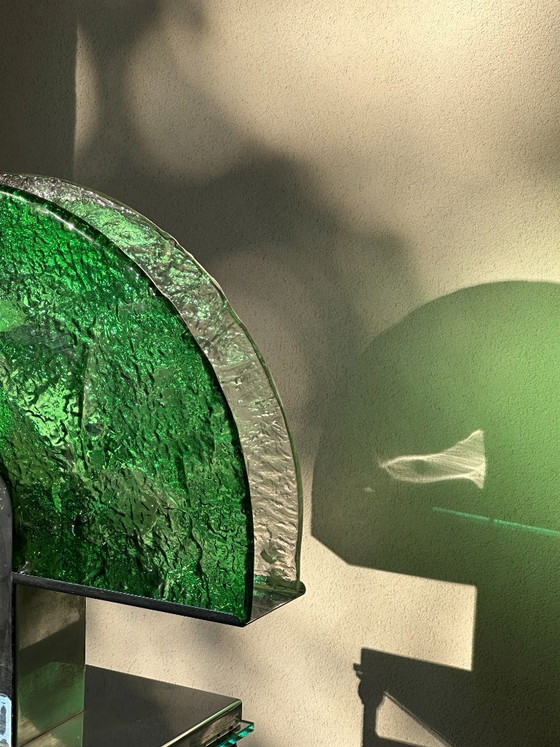 Image 1 of Luigi Massoni - Lampe de table "Albero" - Verre Murano Pulegoso - 1970
