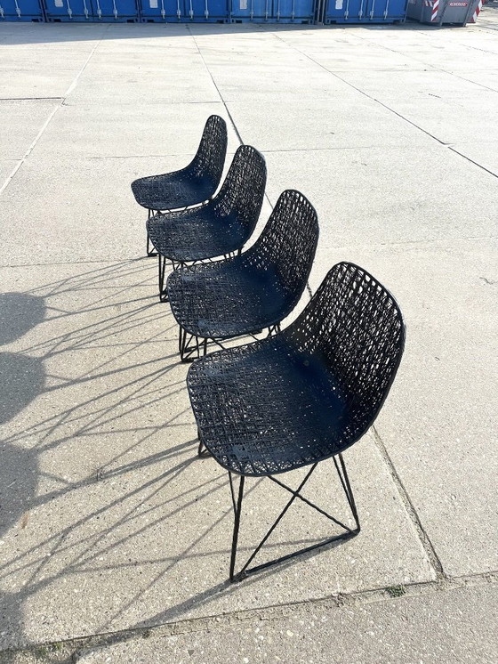 Image 1 of De Moooi Carbon Chair 4 stuks ontworpen door Bertjan Pot En Marcel Wanders