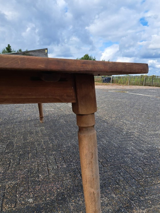 Large Pine Dining Table – Wood (photo 5 of 6)