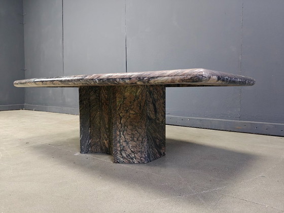 Image 1 of Couchtisch aus Marmor, 1970er Jahre
