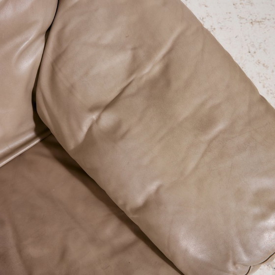 Image 1 of Conjunto de sofás de cuero Mk11355 «Modelo 4000» de Rolf Benz, juego de 4