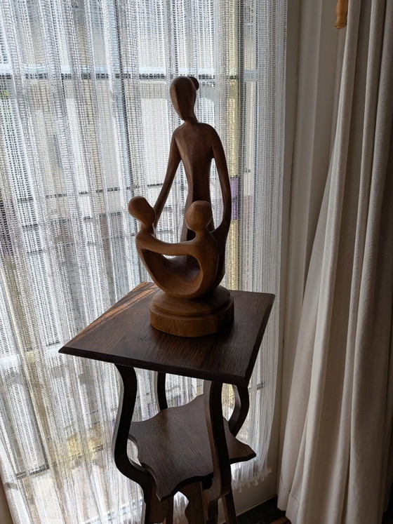 Porte-plantes, piédestal, Art Nouveau – Bois (photo 16 of 17)