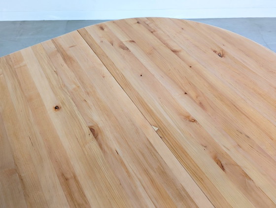 Image 1 of Rainer Daumiller Esstisch Kiefer Midcentury Design ausziehbar III