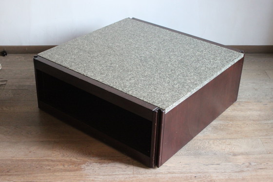 Image 1 of Angelo Mangiarotti 4D Coffee Table for Molteni, Italy 1960s