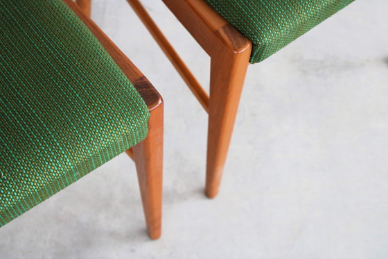 Image 1 of 4X Vintage Zweedse Eetkamerstoelen