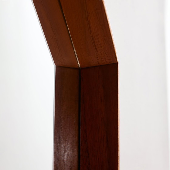 Image 1 of MK11166 Octagonal teak framed mirror