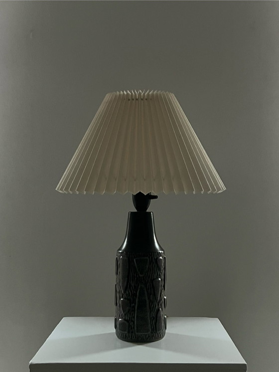 Vintage ceramic table lamp – Joghus Keramik, Bornholm – Scandinavian (photo 9 of 14)
