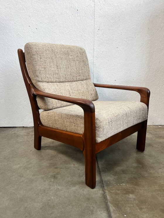 Image 1 of Vintage Teakhouten Scandinavische Fauteuil, 1960's