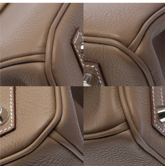 Image 1 of Sac HERMES Birkin 30 en Cuir Étoupe - 103304
