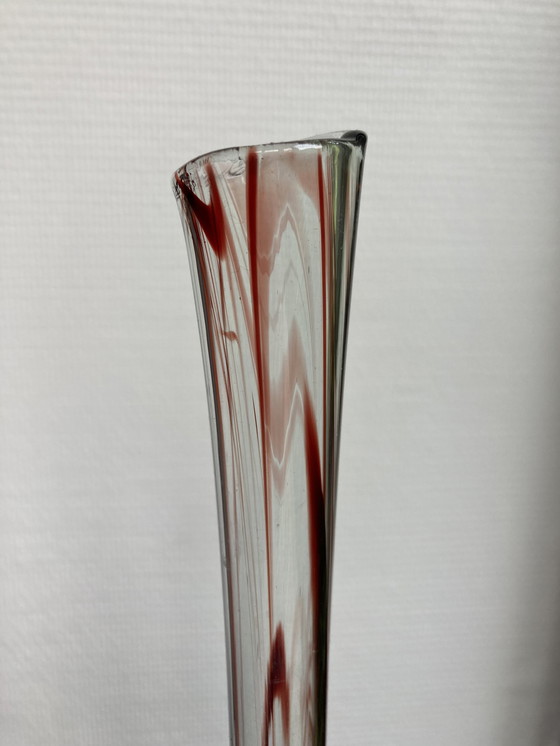 Image 1 of Elegante vaso di vetro vintage