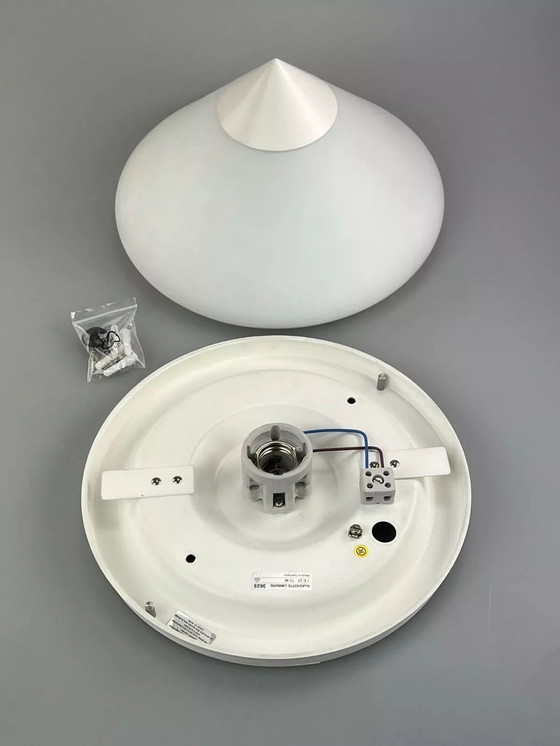 Image 1 of 60er 70er Jahre Lampe Leuchte Wandlampe Limburg Plafoniere Space Age Design 60s