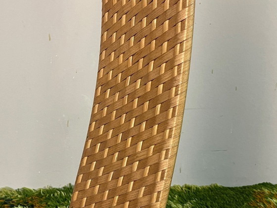 Eccezionale lampada da terra scultorea in canna intrecciata stile italiano, anni '80. Rif.: FL2000 (photo 6 of 12)