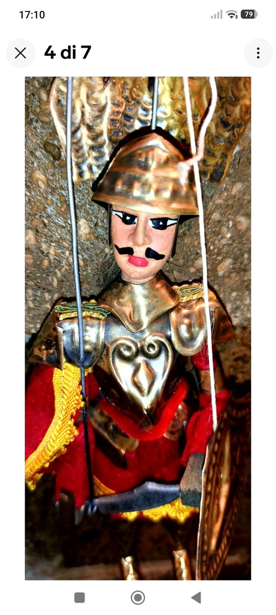 Pupo sicilien vintage Cm 30 Orlando – Objets déco, Metal, Textile (photo 4 of 7)