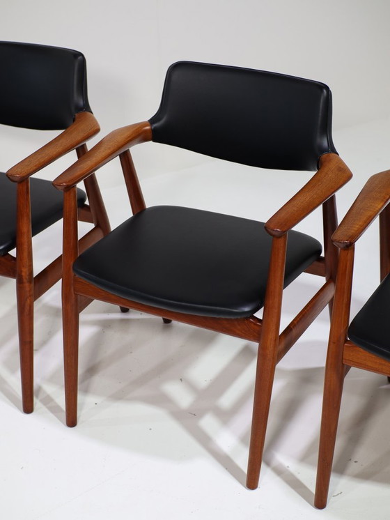 Image 1 of 6x Eetkamerstoelen GM11 Svend Aage Eriksen Glostrup teak