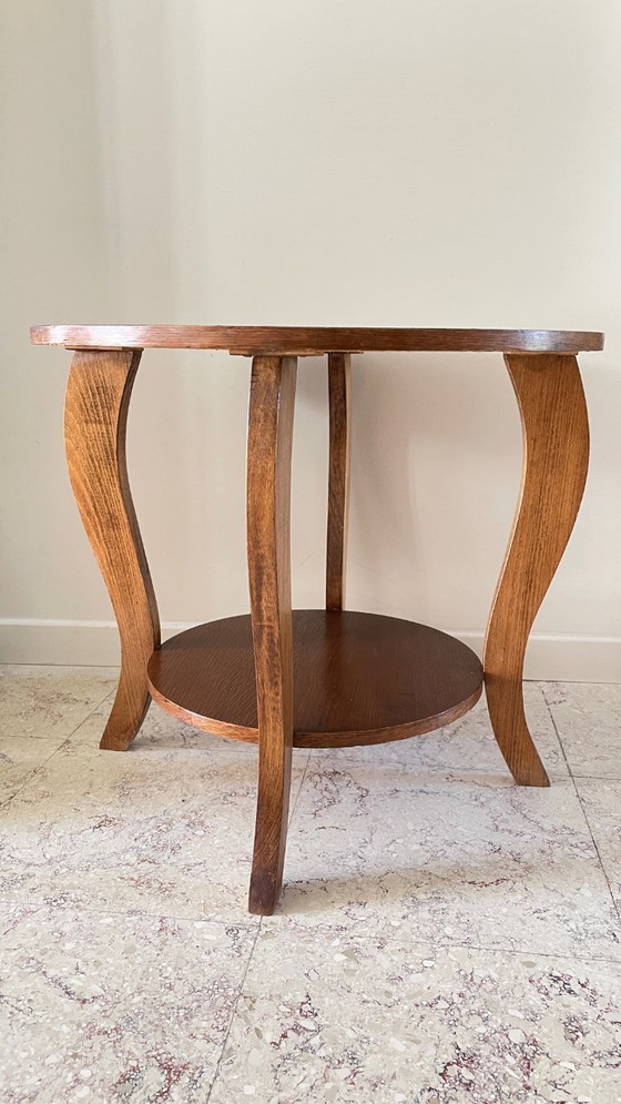 Image 1 of ART DECO inspired Gueridon side table