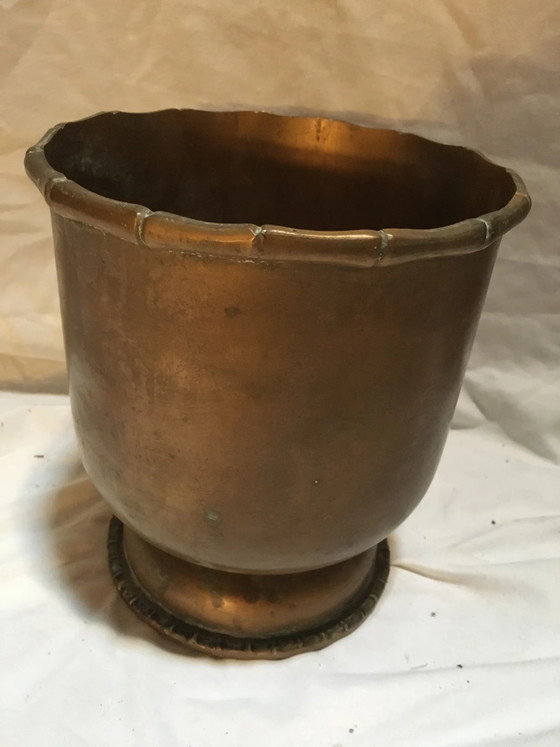 Cache pots en laiton – Vintage (photo 4 of 7)