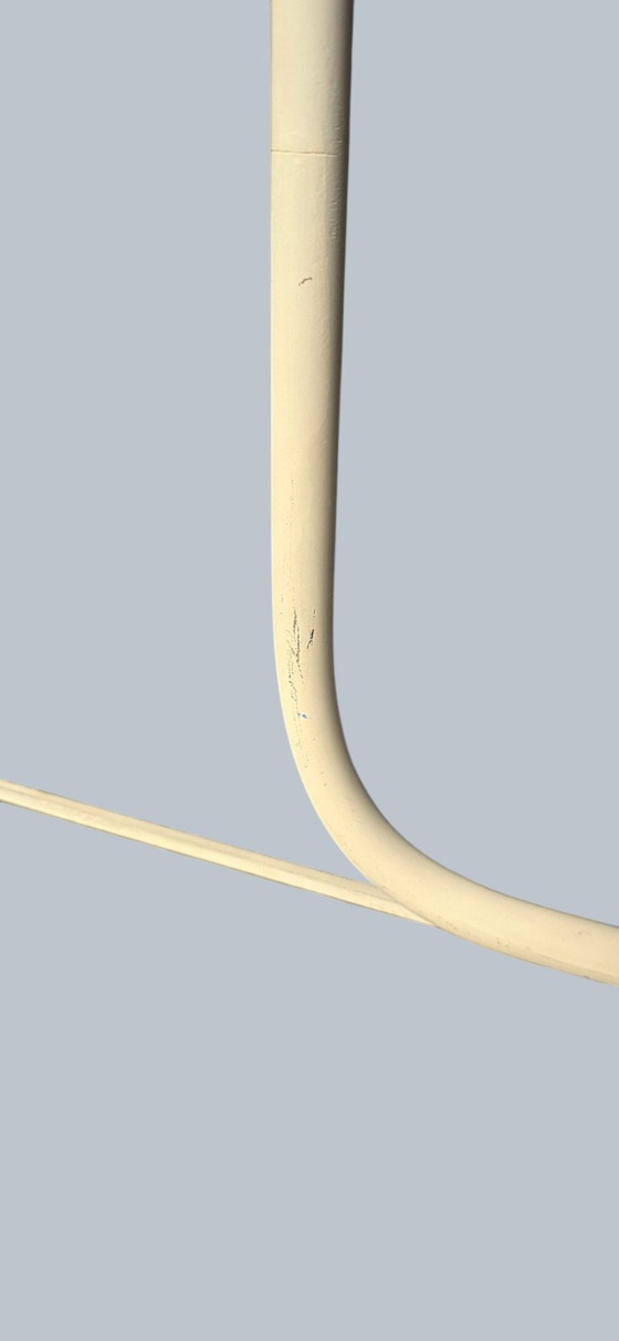 Image 1 of Minimalist metal wall light in the style of Jean Prouvé, circa 1950