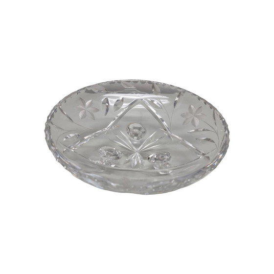 Image 1 of Ciotola rotonda in cristallo tagliato, seconda metà del XX secolo