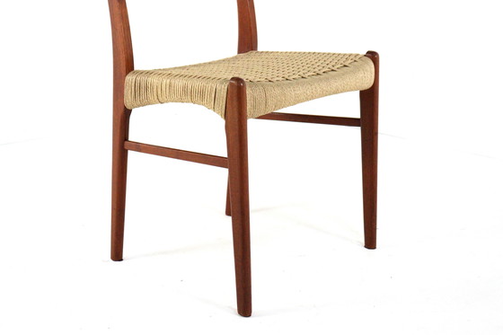 Image 1 of 4x Arne Wahl Iversen per sedie Glygnore Vintage New Papercord