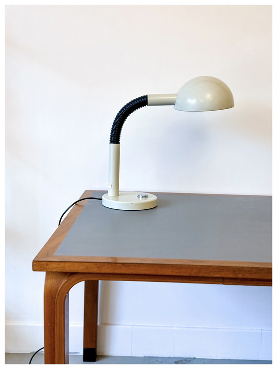 Image 1 of Grande scrivania vintage Magnus Olesen di Rud Thygesen e Johnny Sorensen, Danimarca, anni '70 