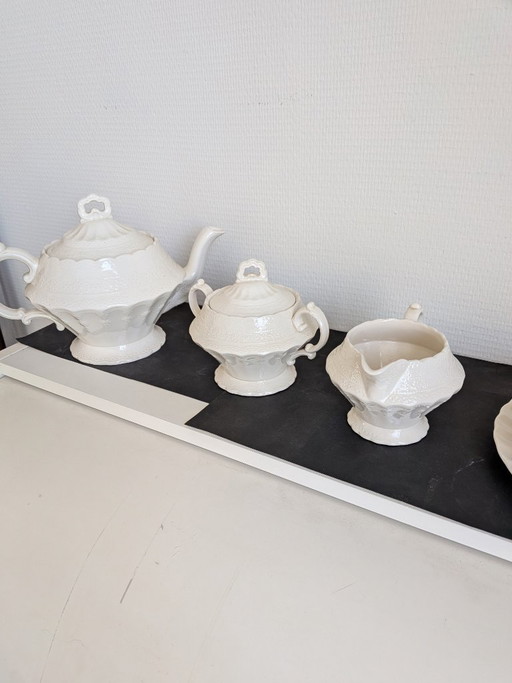 Servizio da tè Spode Jewel (teiera, lattiera, zuccheriera)