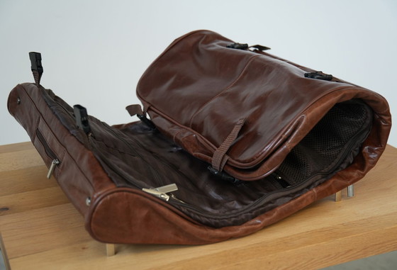 Image 1 of Vintage 80s/90s Orna 916 Leather Garment Bag – Timeless Travel Essential
