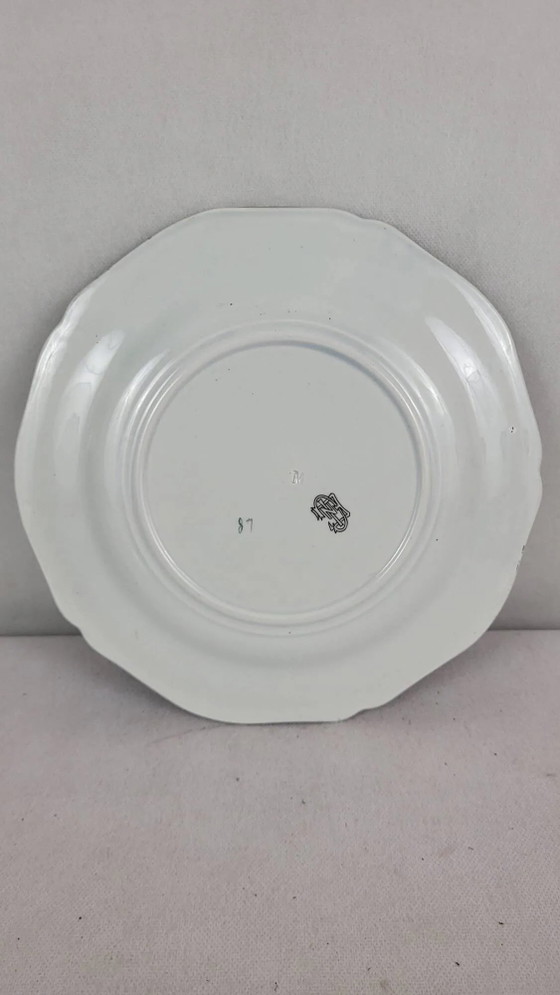 19th century Gien earthenware plate – Crockery, Chrome (photo 4 of 7)