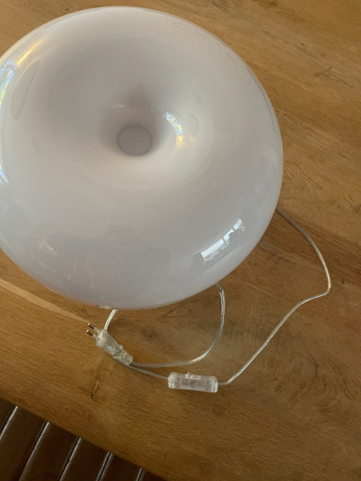 Lampe champignon blanche