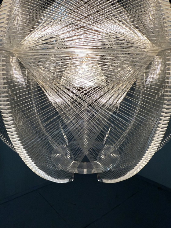 Image 1 of Paul Secon plexiglass pendant lamp for Sompex 1960s