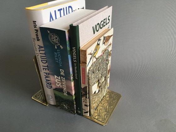 Image 1 of Copper Chinese bookends