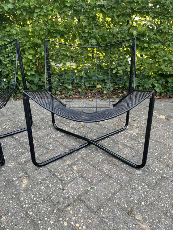 Vintage wire steel armchairs, Niels Gammelgaard 1980s – Metal (photo 5 of 9)