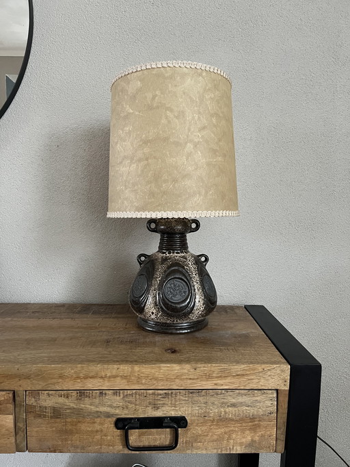 Large vintage Pan Keramik table lamp from the 1970s