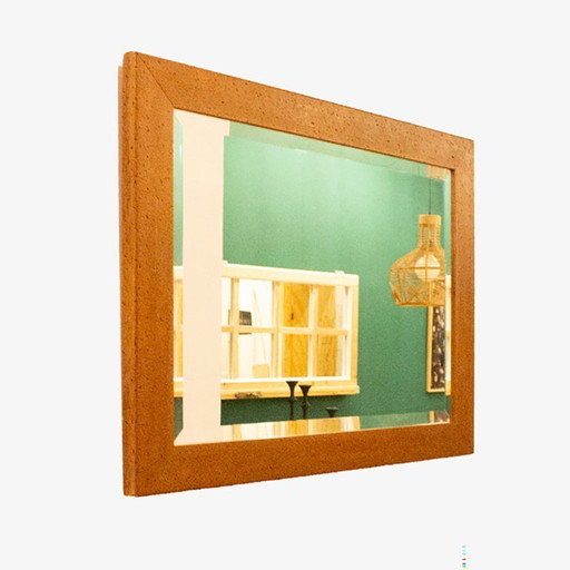 Vintage beveled mirror