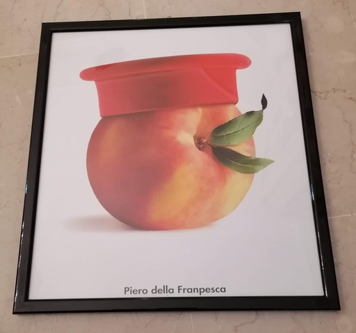 Armando Testa, Piero della Franpesca, advertising poster for Esselunga, 1990s