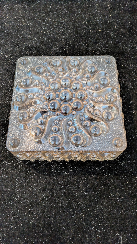 Image 1 of Vintage glass ceiling/wall light, 60s/70s style, Helena Tynell