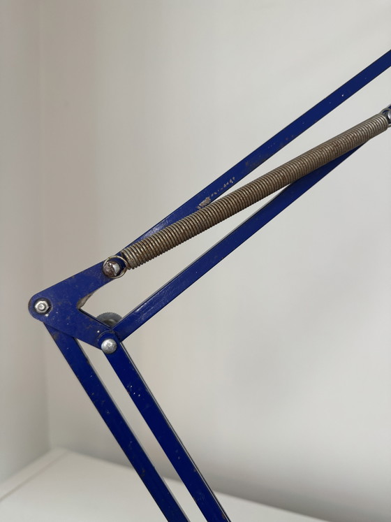 Image 1 of Vintage LUXO Architect Lamp – Blue – Industrial Design
