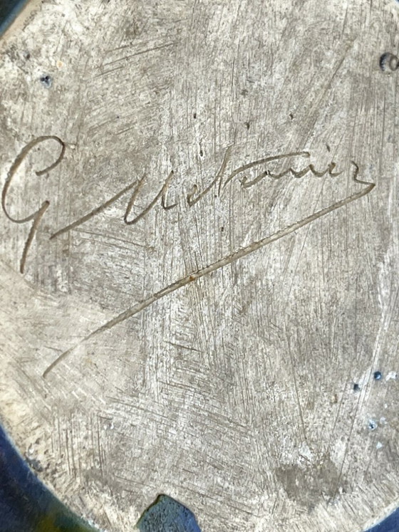 Image 1 of Art ceramic vase signed G. Méténier, France, circa 1960–1970