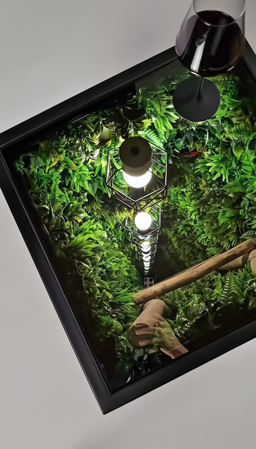 Infinity-Couchtisch aus Stahl & Glas – handgefertigtes Designstück