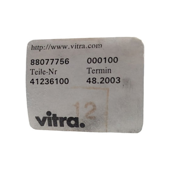 Image 1 of Sedia originale Vitra Charles & Ray Eames EA 108, in pelle, bianco/crema