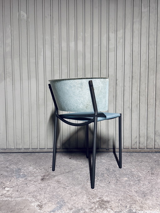 Philippe Starck - XO - 1988 - Lila Hunter Stuhl Fiberglas