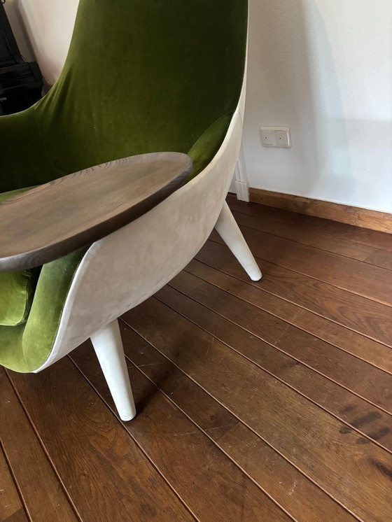 Image 1 of Poliform Mad King Apoyabrazos verde beige