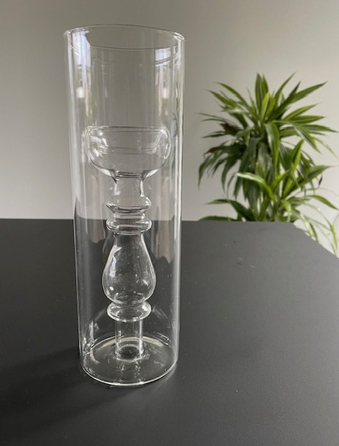 Image 1 of Set of 2 Serax "Tube" Windlights/Vases - design René Barba