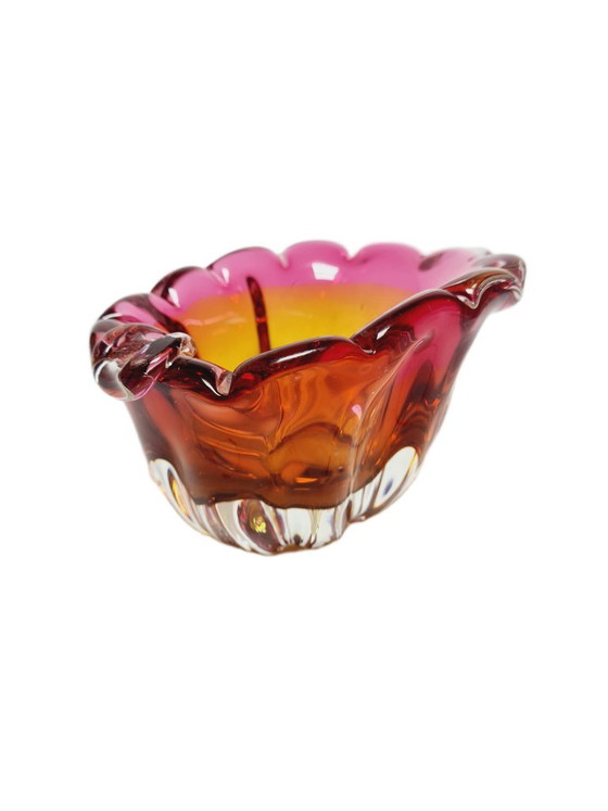 Bol décoratif de J. Hospodka pour la verrerie Chribska, Tchécoslovaquie, années 1960 – Chribska Glassworks (photo 10 of 13)