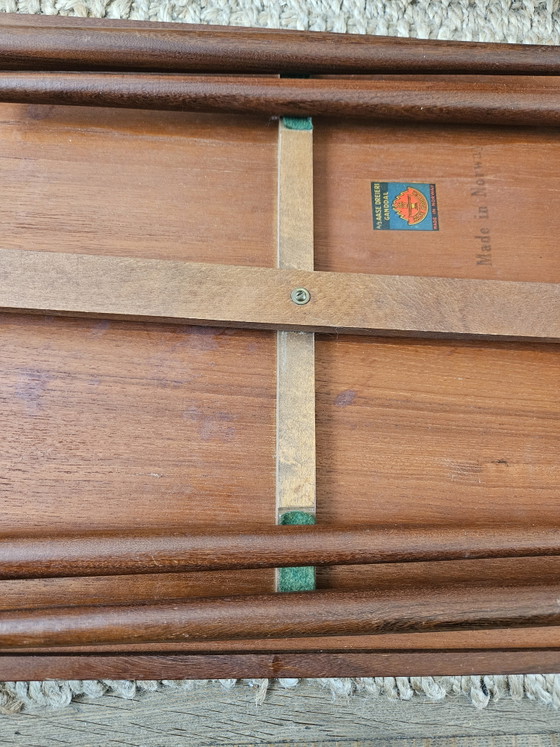 Image 1 of Originele Vintage Tixi Tray Table - Bendt Winge voor Aase Dreieri, Ganddal (Noorwegen)