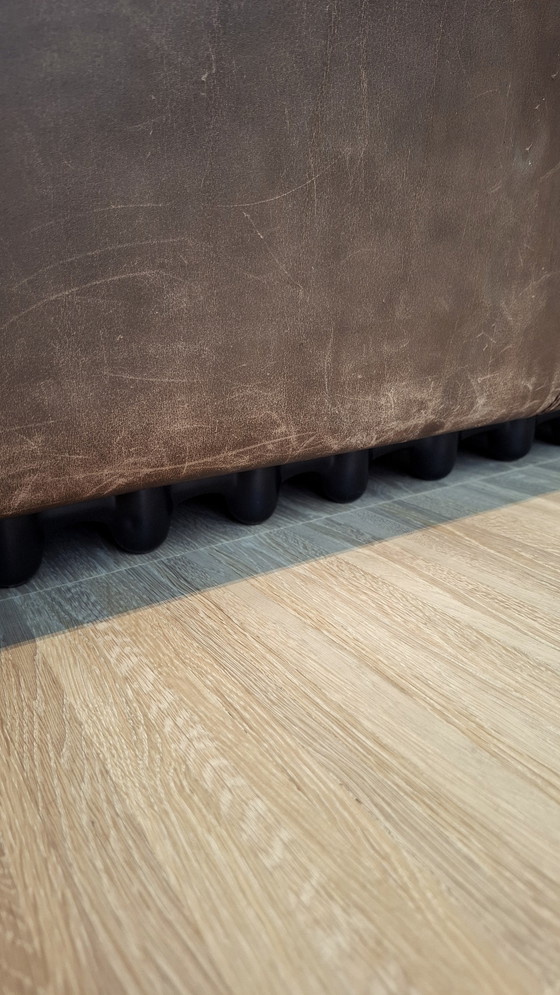 Image 1 of Vintage Brunati leren sofa – jaren 70 design