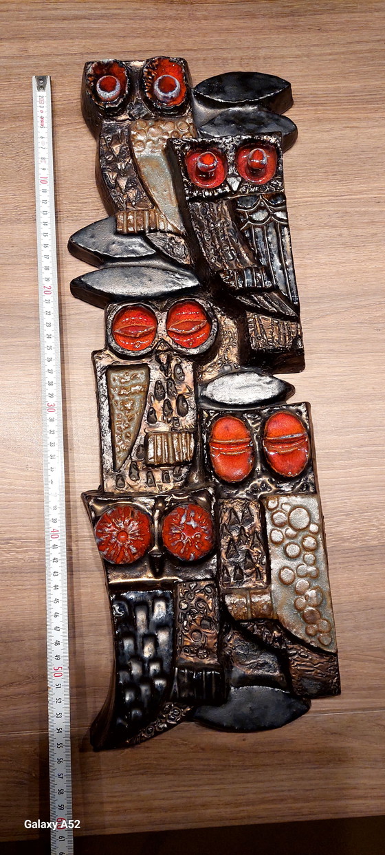 Perignem De Vijf Uilen – Wanddecoratie, Ceramic (photo 2 of 5)